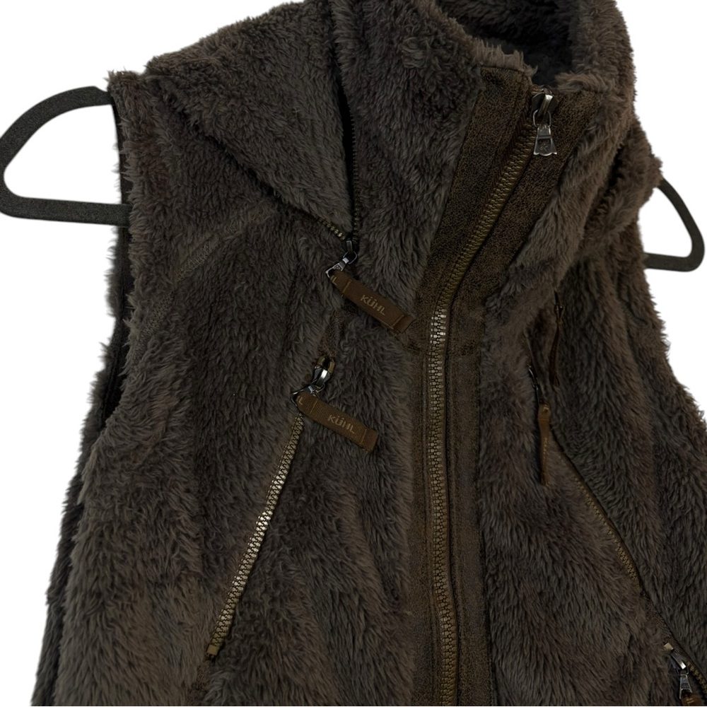 KUHL Flight Fleece Vest in Breen Small Women’s Cozy Italian Fleece Full Zip - Picture 6 of 11